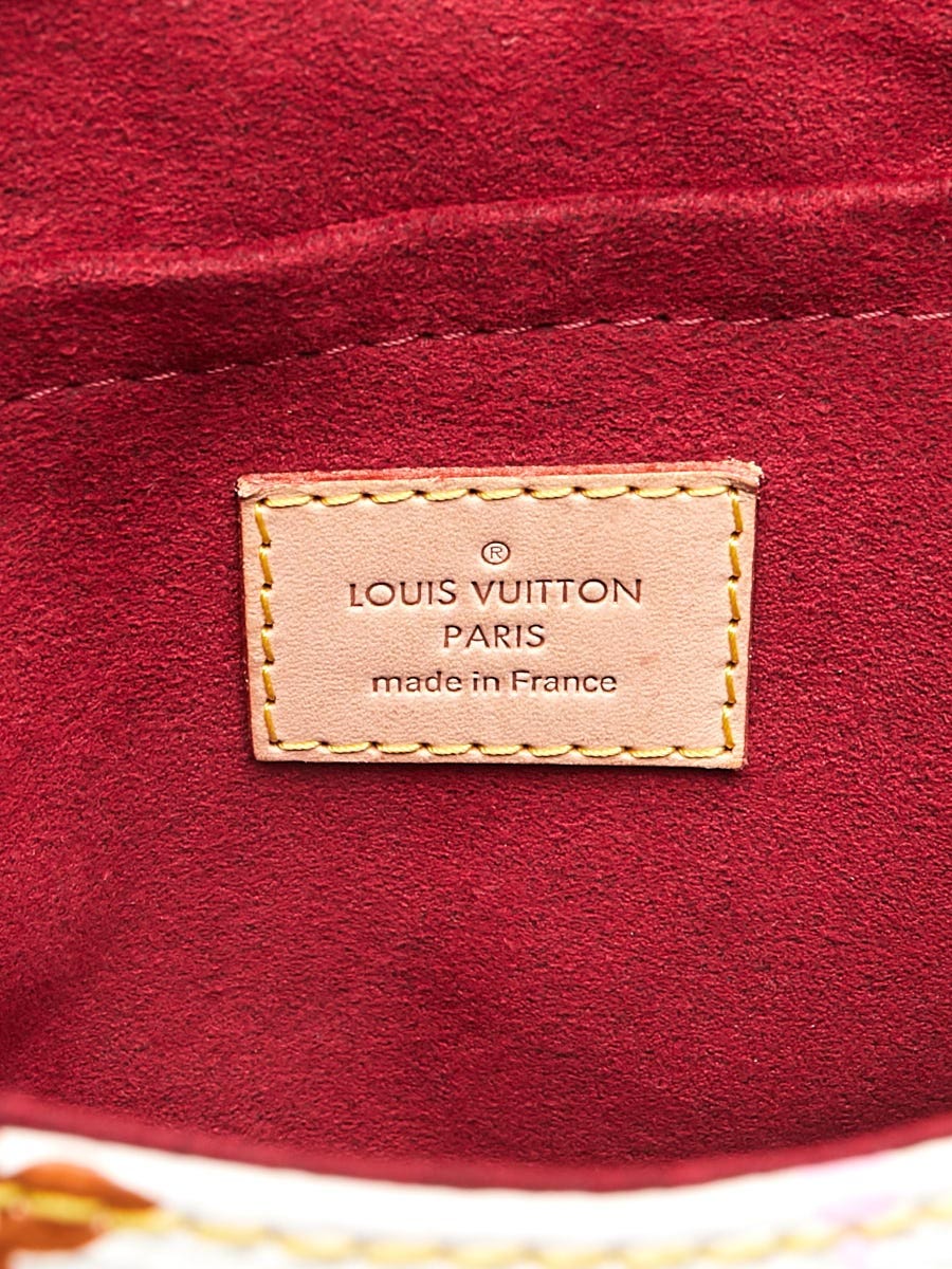 Louis Vuitton White Monogram Multicolore Patti Bag - Yoogi's Closet
