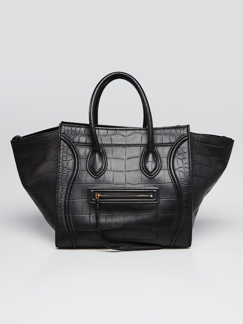 Celine luggage clearance crocodile