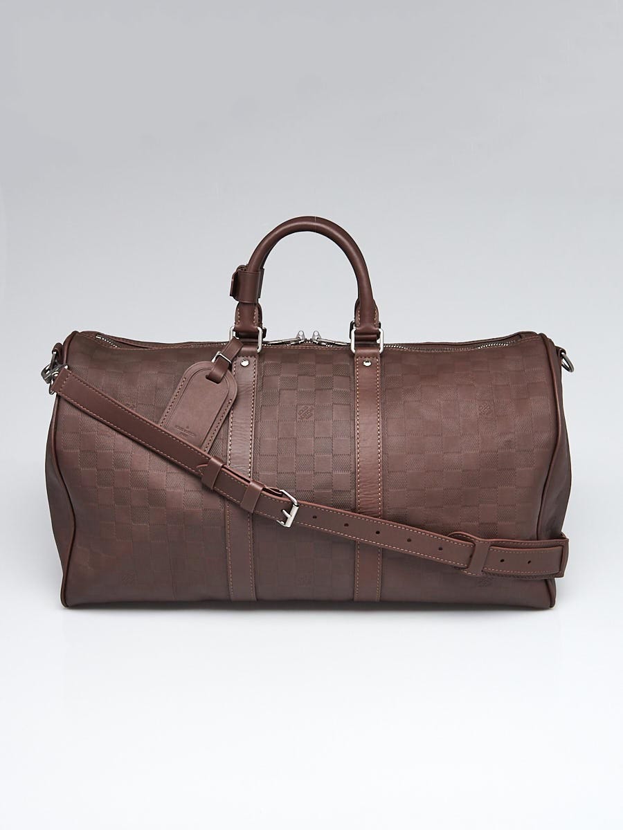 Louis Vuitton Meteor Damier Infini Leather Keepall Bandouliere 45 Bag -  Yoogi's Closet