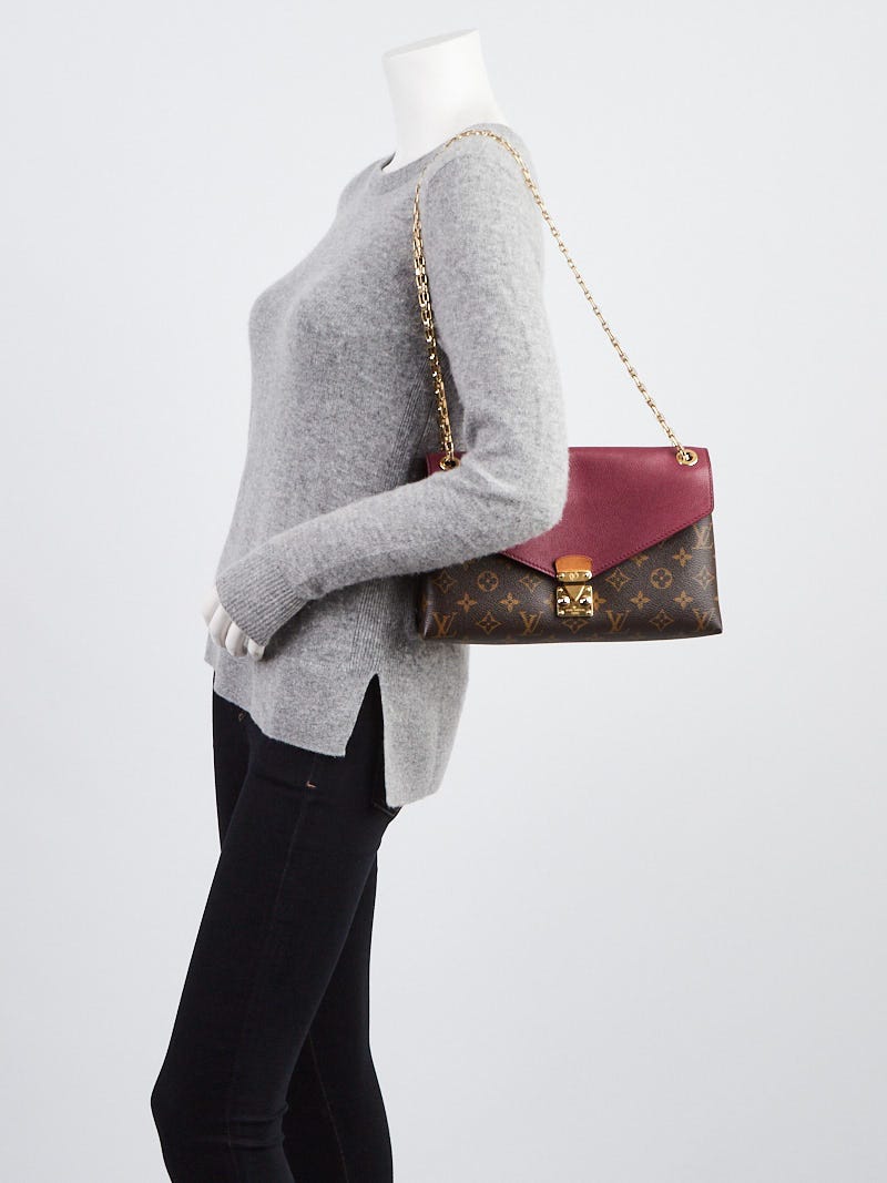 Louis Vuitton Aurore Monogram Canvas Pallas Chain Bag - Yoogi's Closet