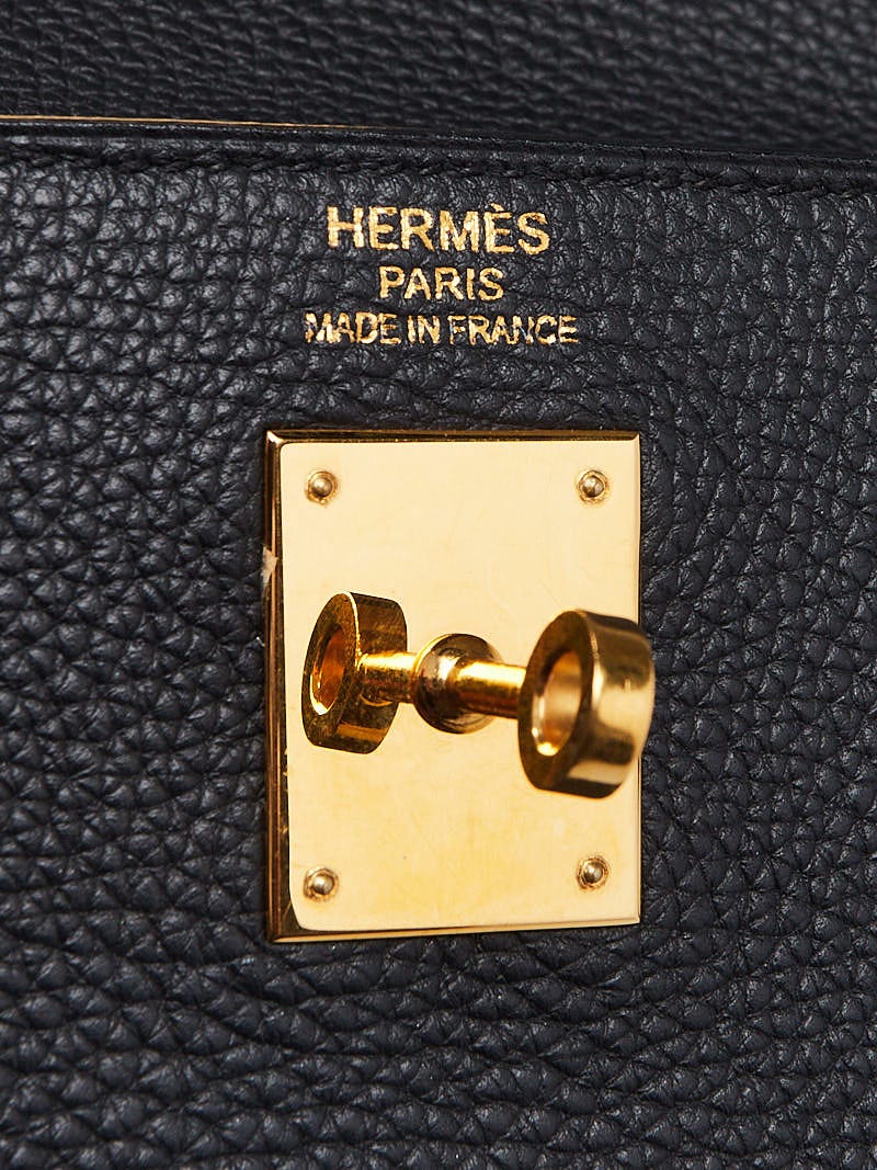 Hermes 40cm Gold Epsom Leather Gold Hardware Kelly Bag - Yoogi's