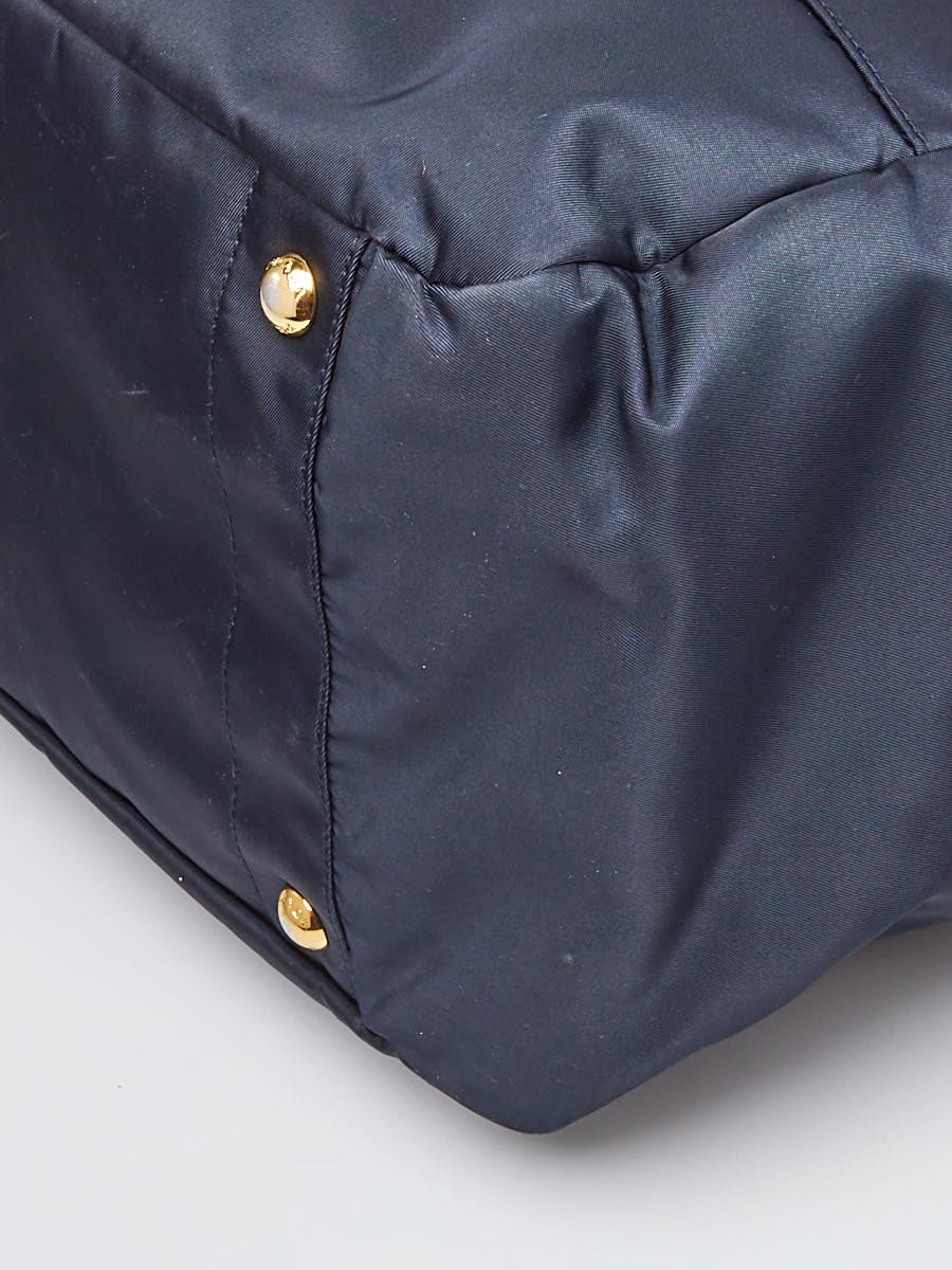 Prada Navy Blue Tessuto Nylon Diaper Bag BR4102 | Yoogi's Closet