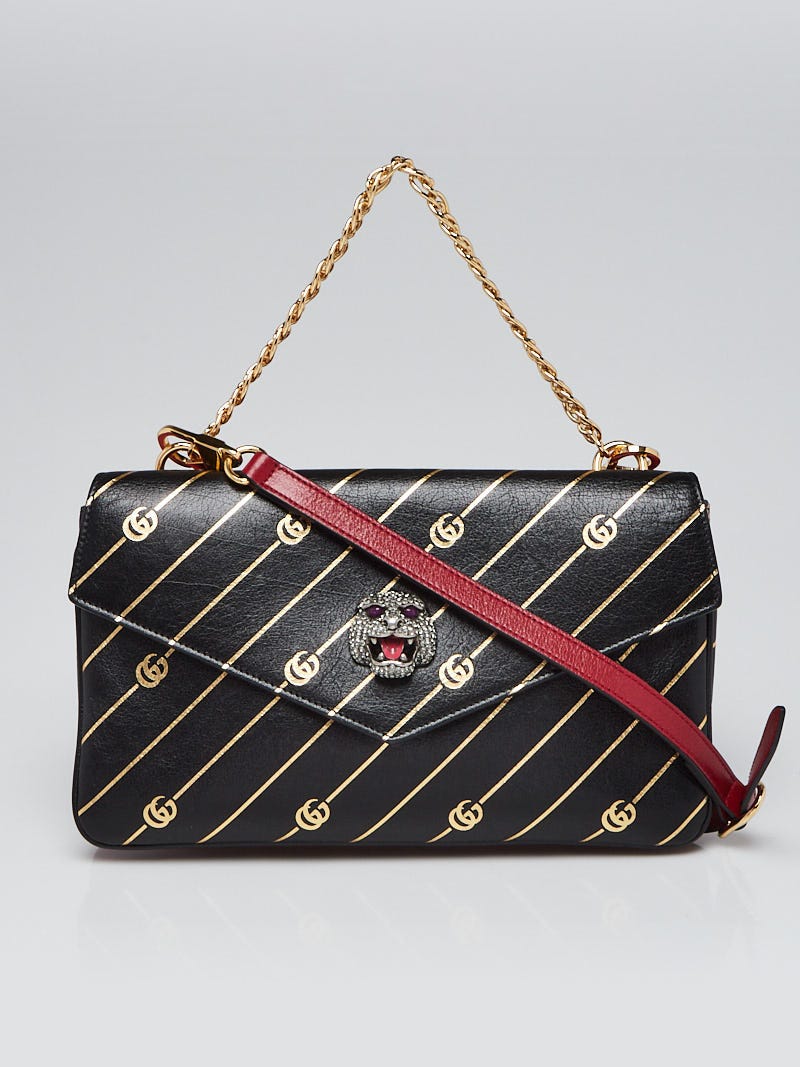 Gucci Double-sided Leather Shoulder Bag