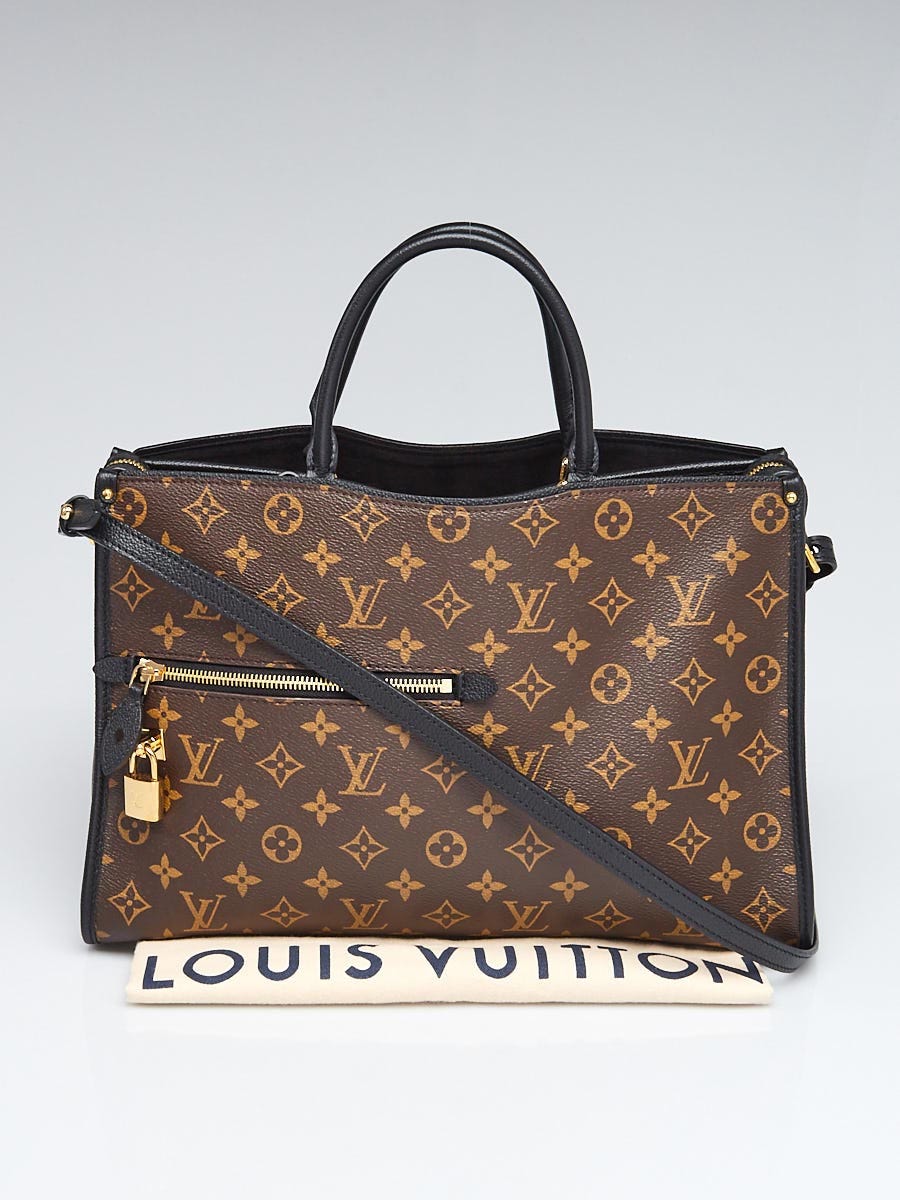 Louis Vuitton Noir Monogram Canvas Popincourt MM Bag - Yoogi's Closet