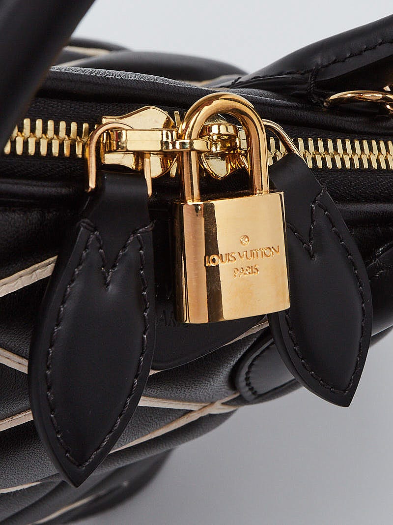 LOUIS VUITTON Handbag M50000 Martage Alma PM lambskin Black Women