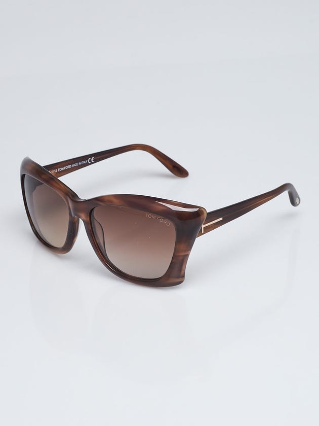 Tom Ford Tortoise Shell Plastic Frame Lana Sunglasses- TF280