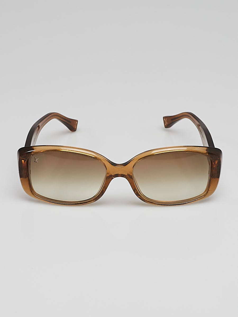 Authentic LOUIS VUITTON Gold Speckling Acetate Frame Soupcon Sunglasses - Z0003W Louis Vuitton Gold Speckling Acetate Frame Soupcon  main image 4