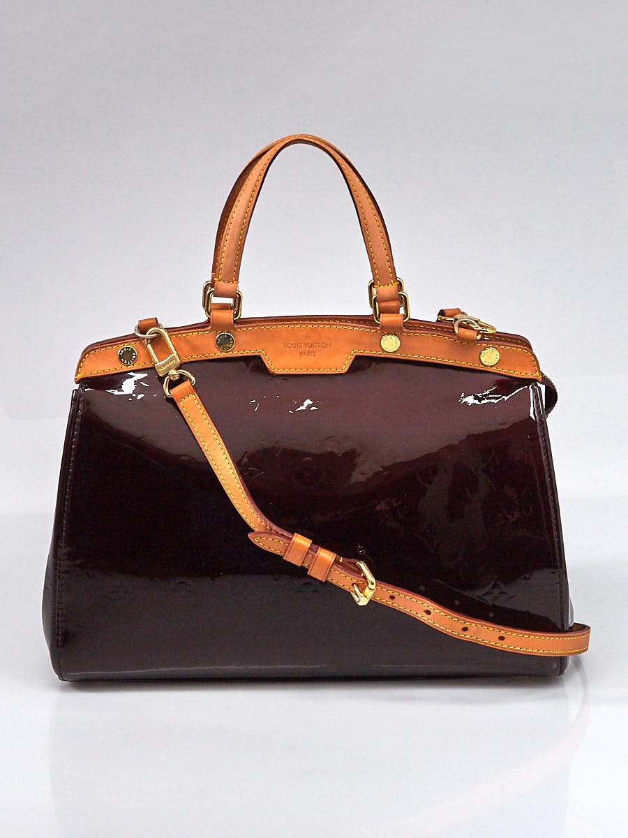 Louis Vuitton Amarente Monogram Vernis Brea mm Bag