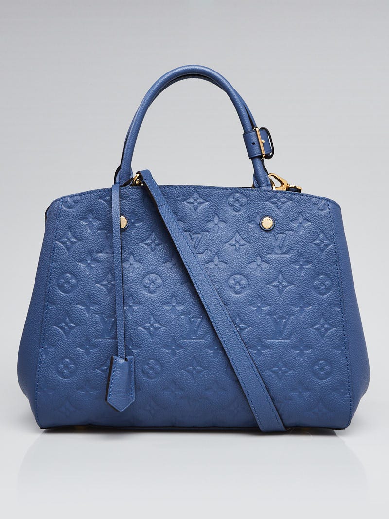 Louis Vuitton Montaigne Monogram Empreinte Mm Denim