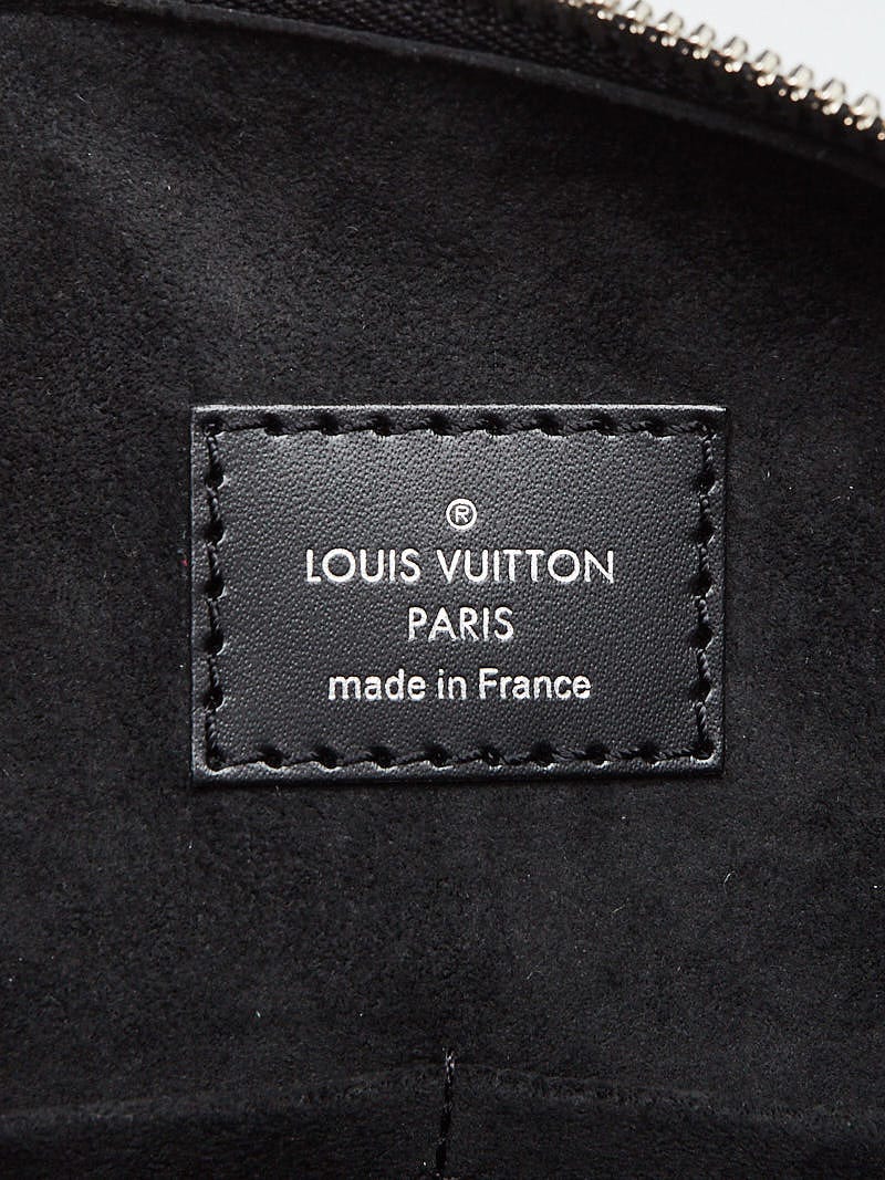 Louis Vuitton Black 25 Speedy Bag Bandoulière in Epi Leather and