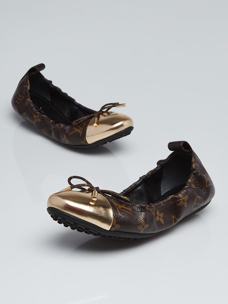 louis vuitton monogram ballet flats