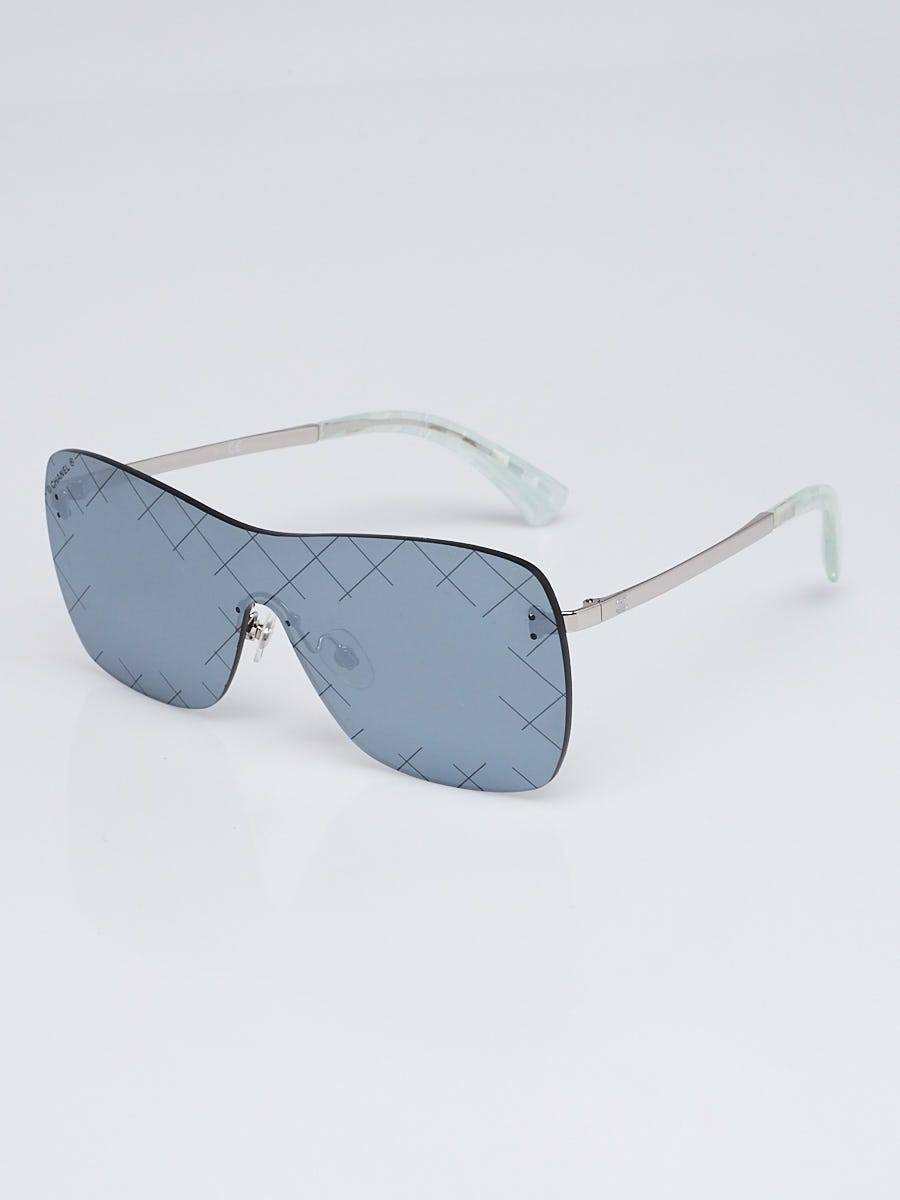 chanel runway shield sunglasses