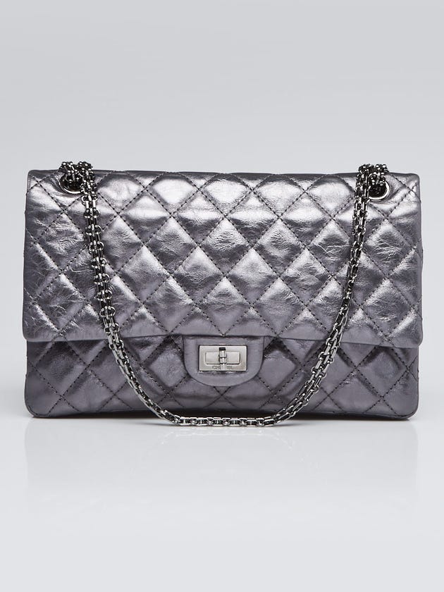 Chanel Argent Fonce 2.55 Reissue Quilted Calfskin Leather Classic 226