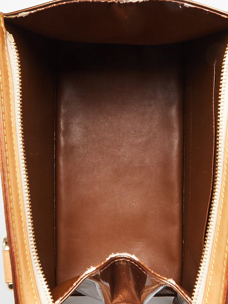 Louis Vuitton 2000 Bronze Monogram Vernis Forsyth GM Bag · INTO