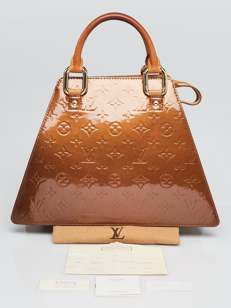 Louis Vuitton, Bags, Louis Vuitton Rare Style Forsyth Brown Vernis Bag