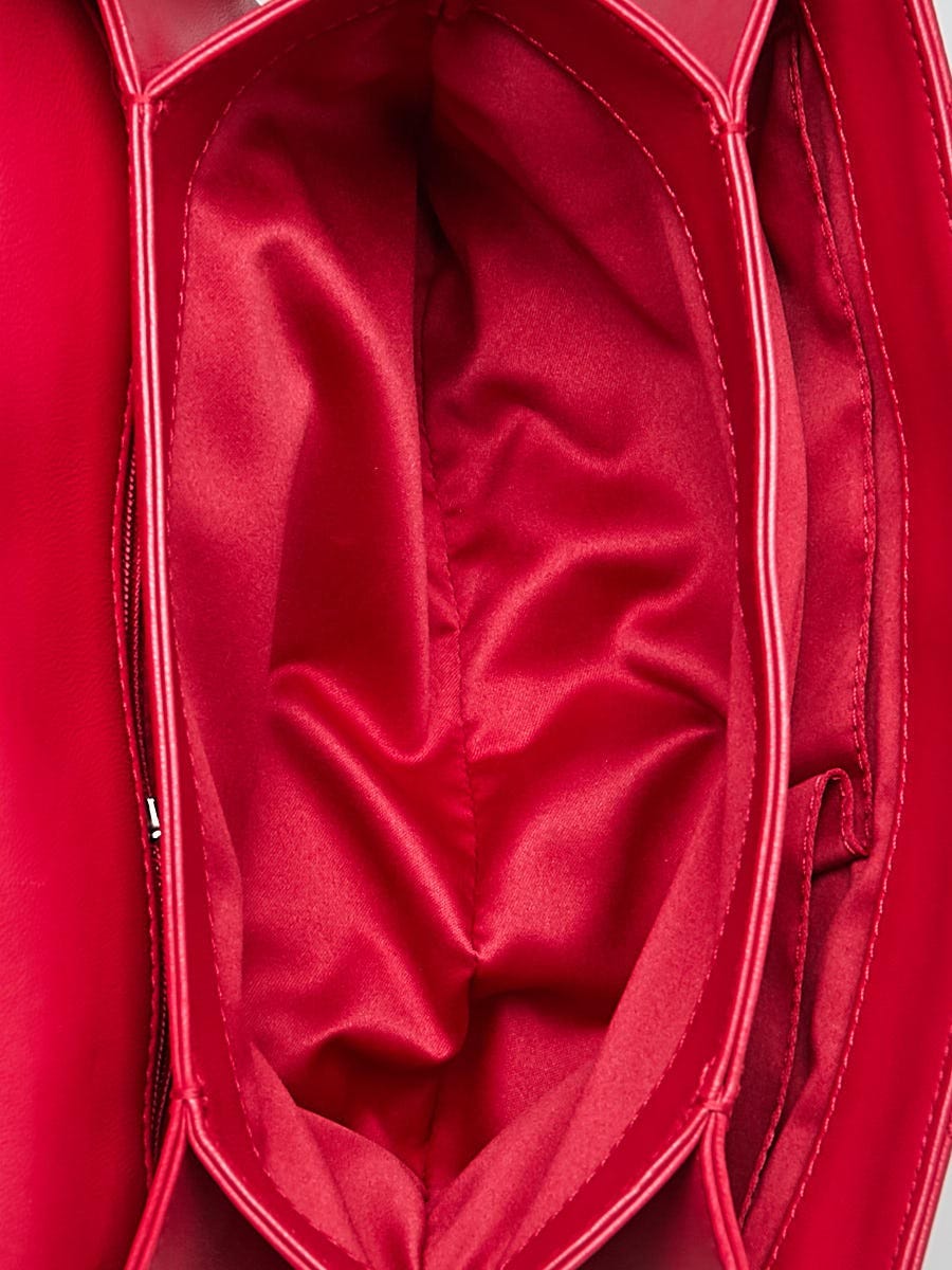 Chanel Fuchsia Quilted Lambskin Leather 3 Accordion Medium Flap Bag - Yoogi's  Closet
