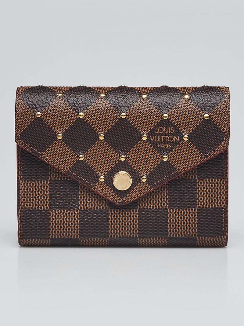 Louis Vuitton - Authenticated Zippy Wallet - Cloth Brown Gingham for Women, Very Good Condition