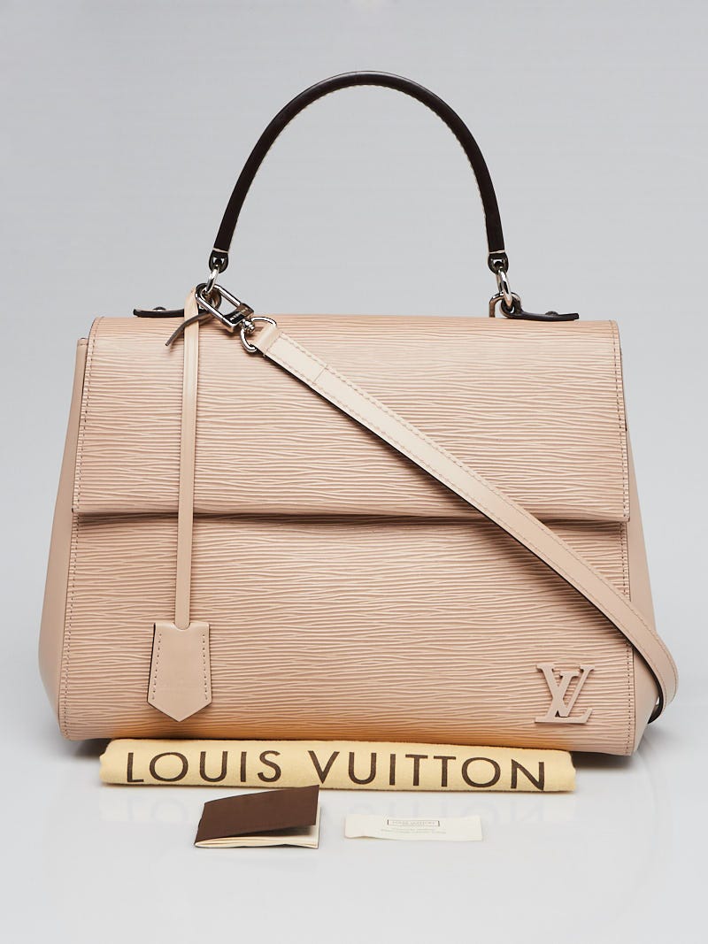 Louis Vuitton Light Denim Epi Leather Cluny MM Bag