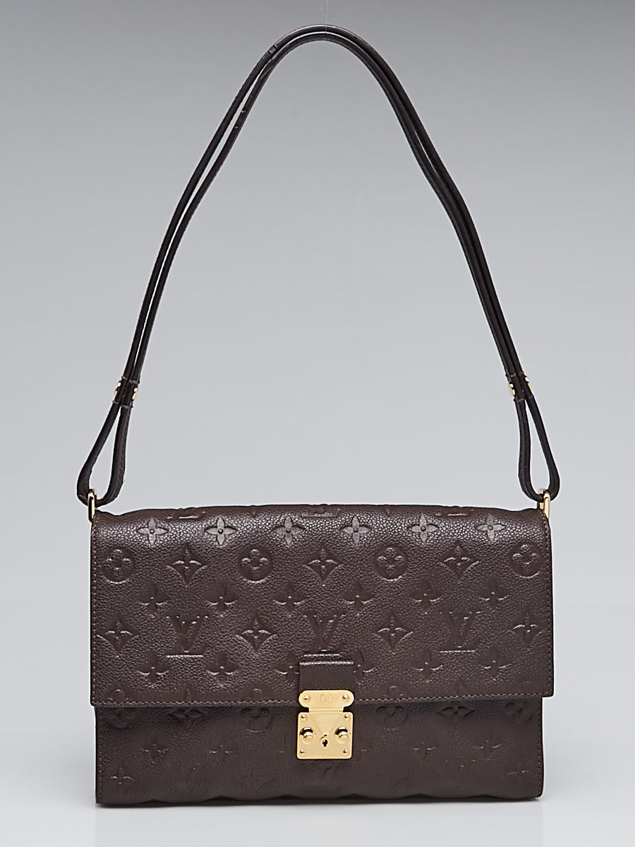 Louis Vuitton Black Monogram Empreinte Leather Fascinante Shoulder Bag  Louis Vuitton