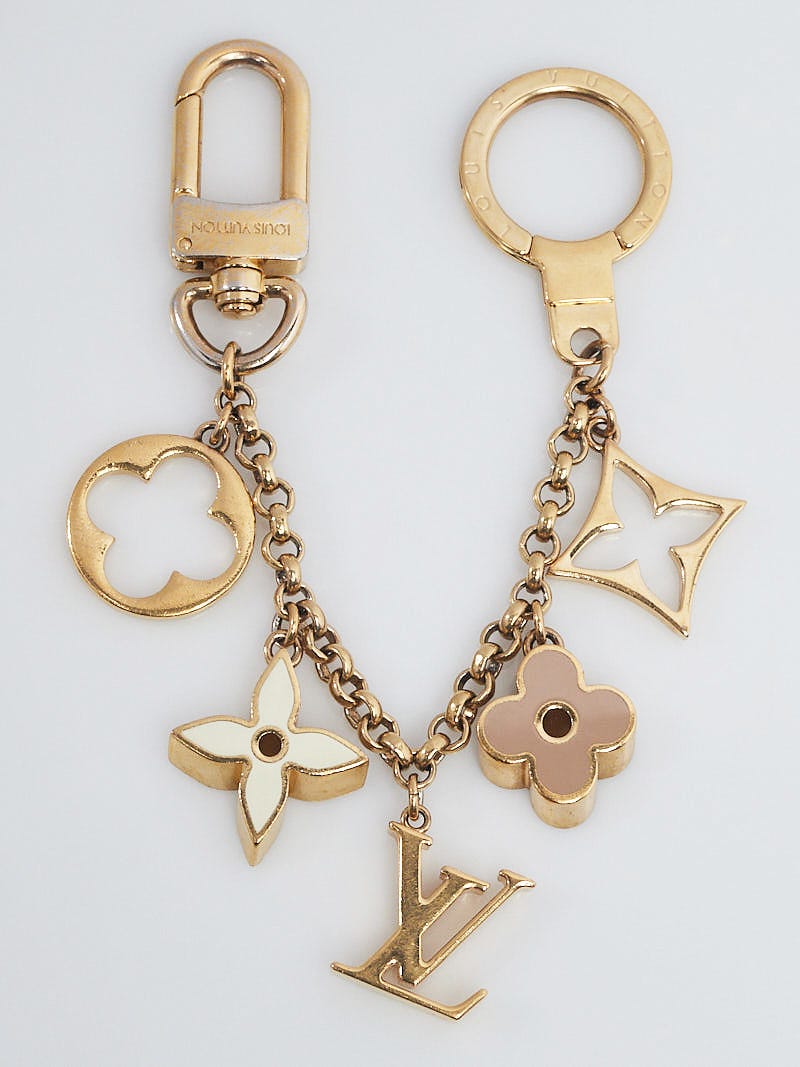 Louis Vuitton Fleur de Monogram Chain Key Holder and Bag Charm - Yoogi's  Closet