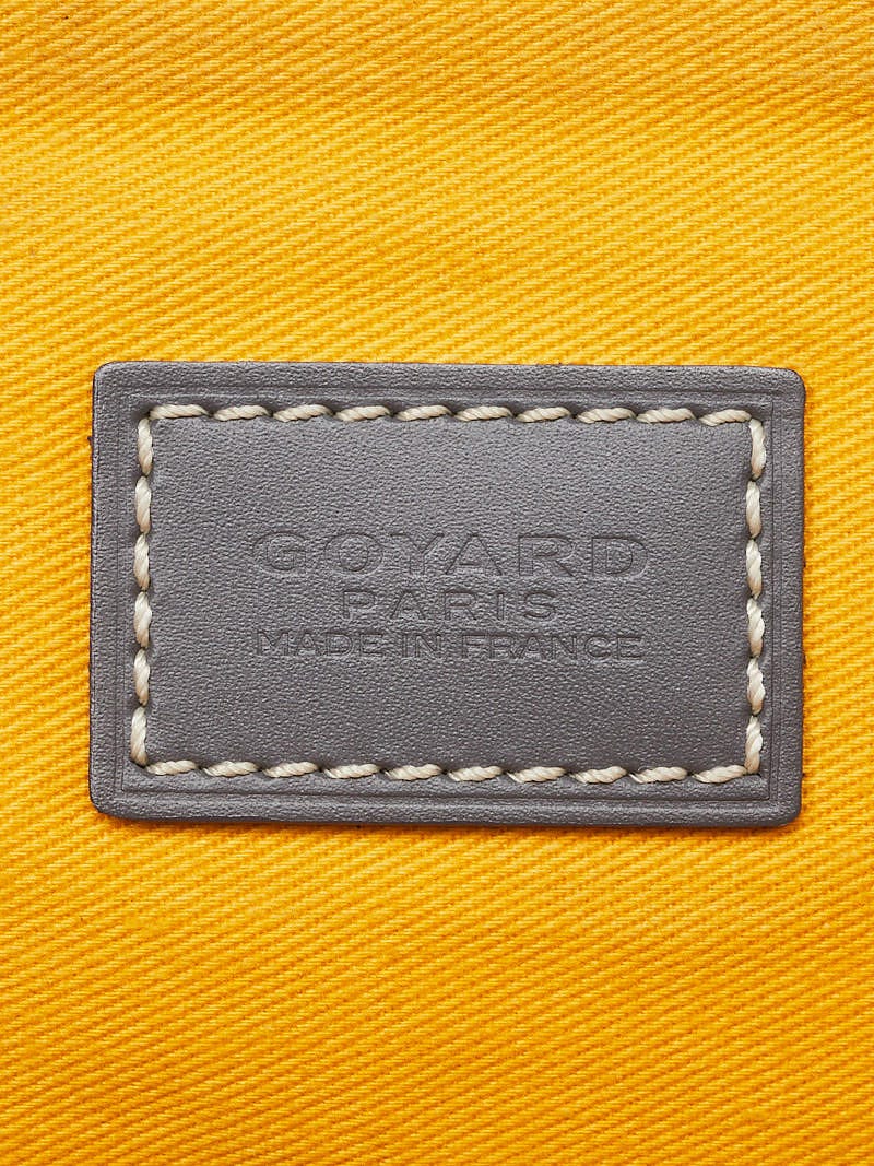 Goyard Grey Chevron Printed Coated Canvas Senat GM Clutch Bag - Yoogi's  Closet
