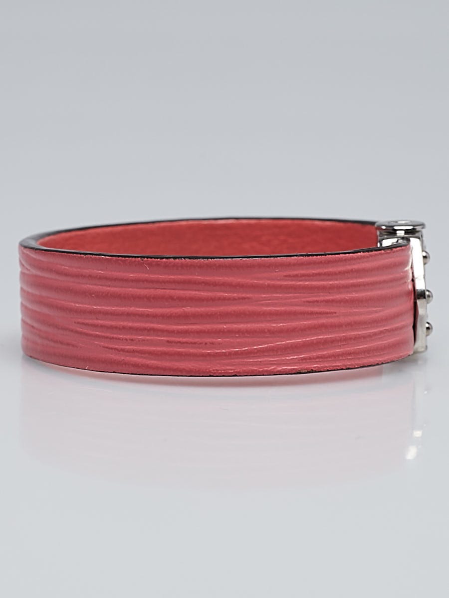 Louis Vuitton Red Epi Leather Spirit Bracelet 17 Louis Vuitton