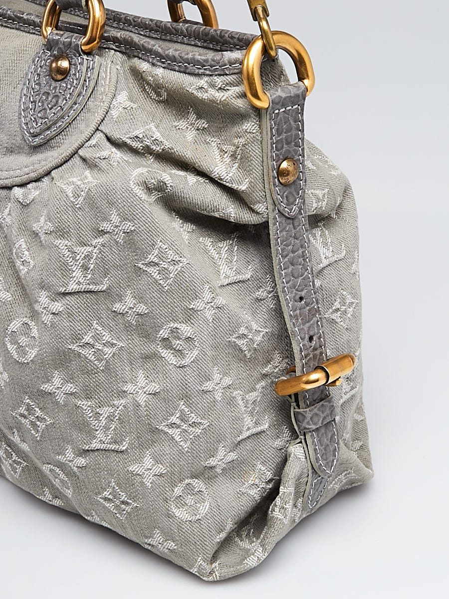 Auth Louis Vuitton Monogram Denim Neo Cabby MM 2 Way hand bag M95349  9A090070n"