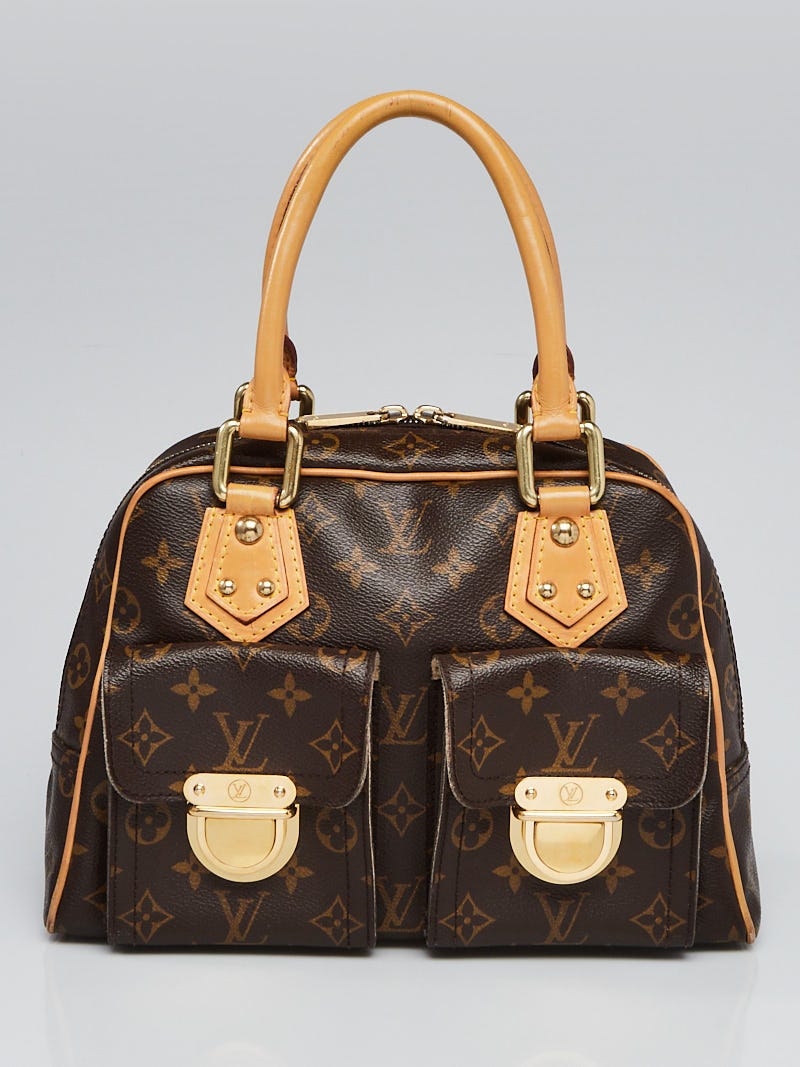 100% Authentic Louis Vuitton Manhattan PM Monogram Canvas Hand Bag