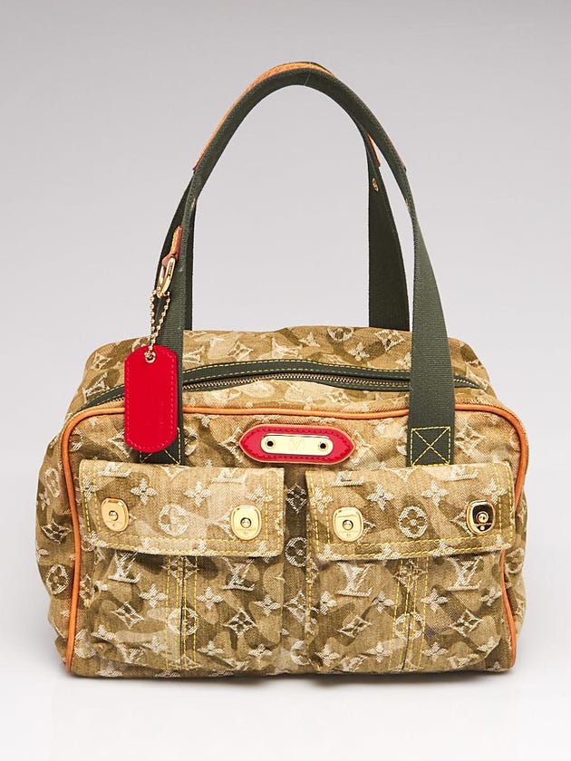 Louis Vuitton Limited Edition Monogramouflage Denim Jasmine Bag