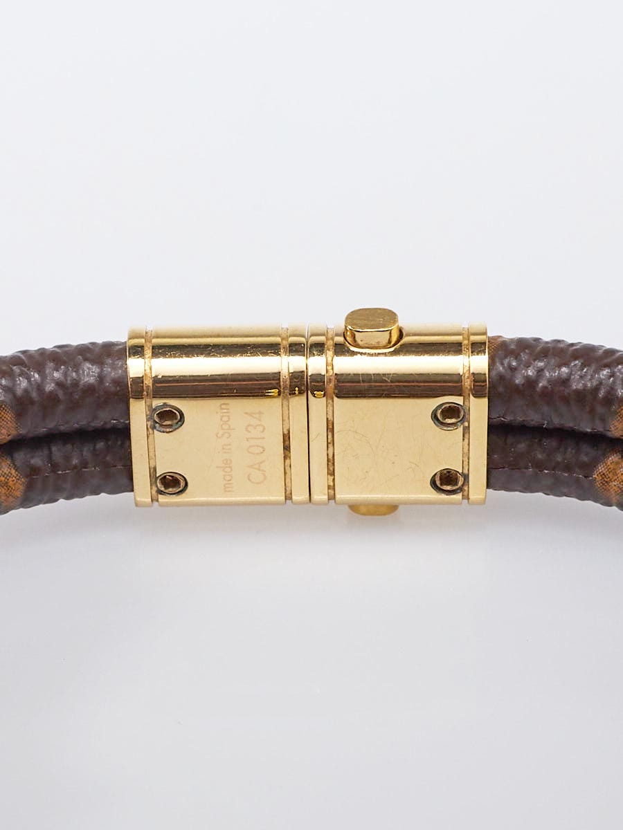 Louis Vuitton Brown Monogram Canvas Keep It Twice Bracelet at 1stDibs   louis vuitton gold leather bracelet, louis vuitton brown bracelet, bracelet  keep it louis vuitton