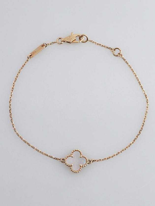 Van Cleef Arpels 18k Yellow Gold and Mother of Pearl Sweet