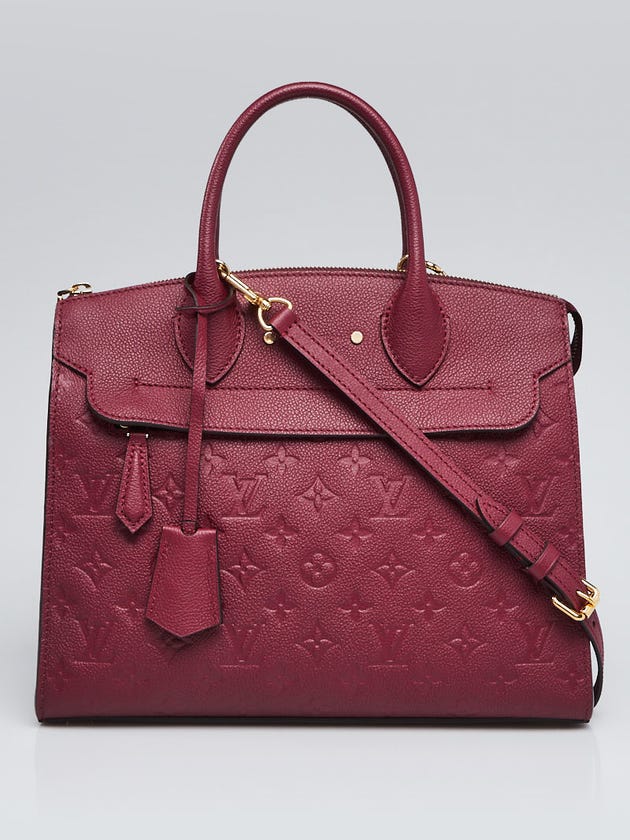 Louis Vuitton Raisin Monogram Empreinte Leather Pont Neuf MM Bag