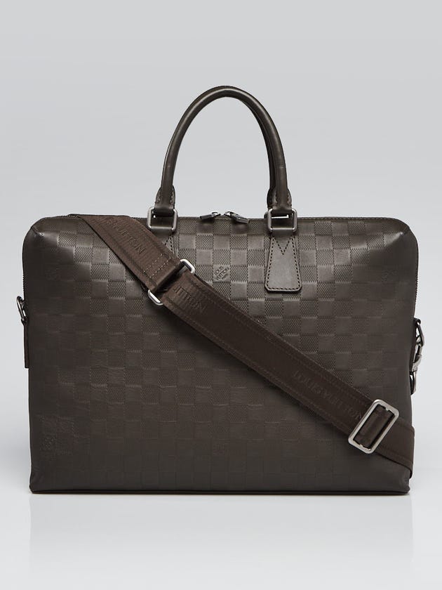 Louis Vuitton Basalte Damier Infini Leather Porte-Documents Jour Bag