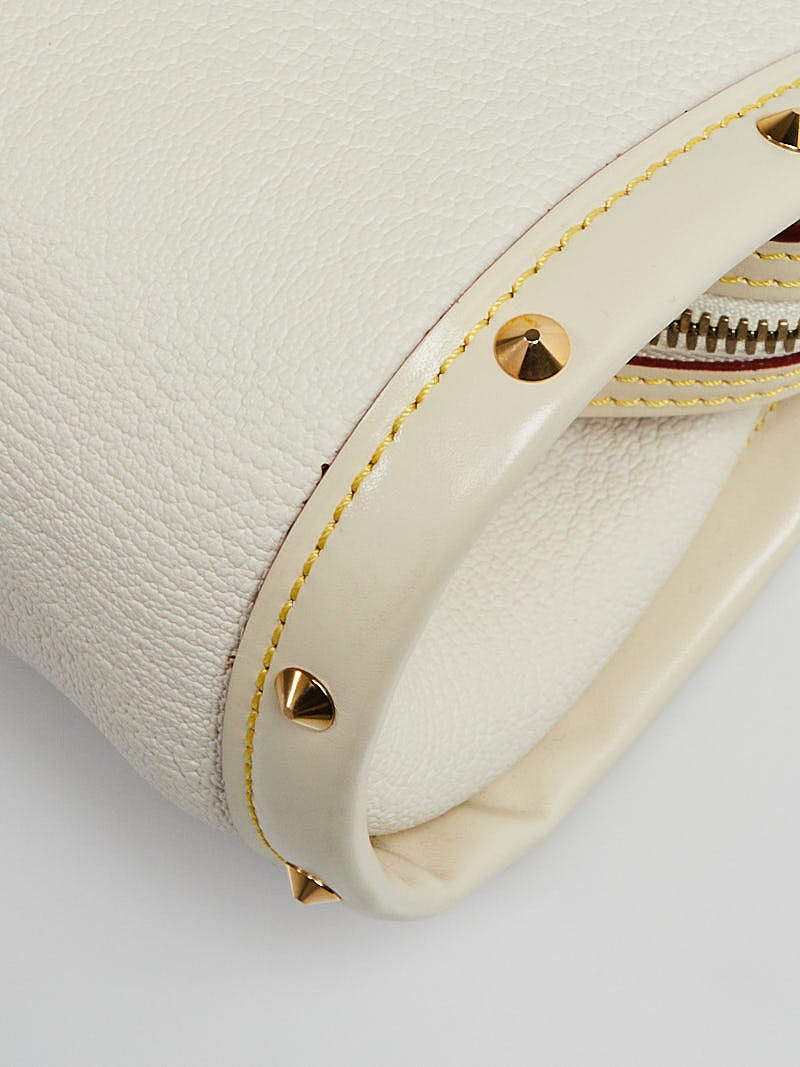 Louis Vuitton White Suhali Leather L'Epanoui PM Bag at 1stDibs