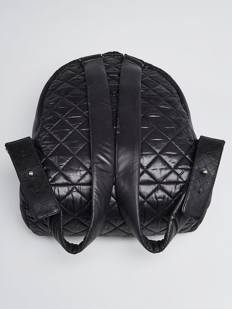 Chanel Black Quilted Nylon and Leather Coco Cocoon Backpack Bag - Yoogi's  Closet
