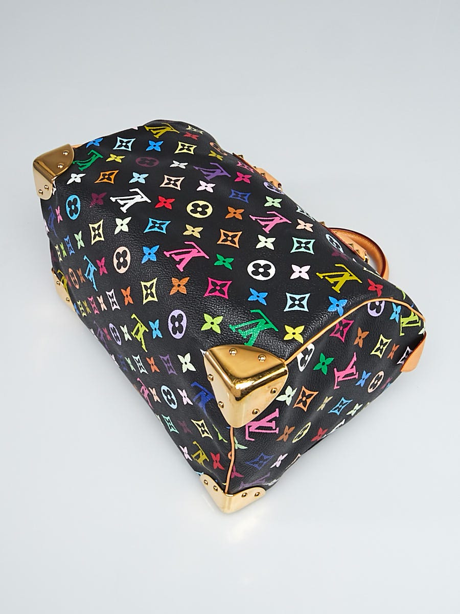Louis Vuitton Black Monogram Multicolore Speedy 30 Bag