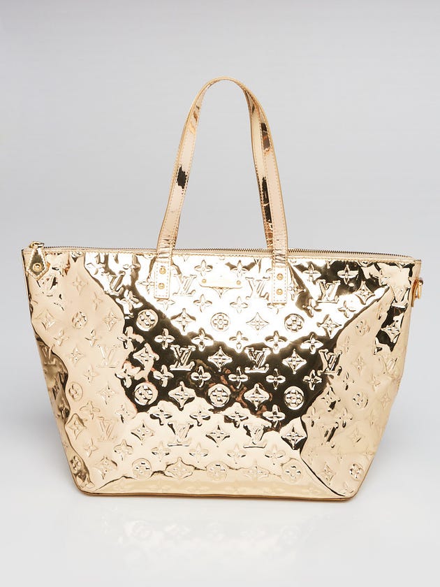 Louis Vuitton Limited Edition Gold Monogram Miroir Bellevue GM Bag