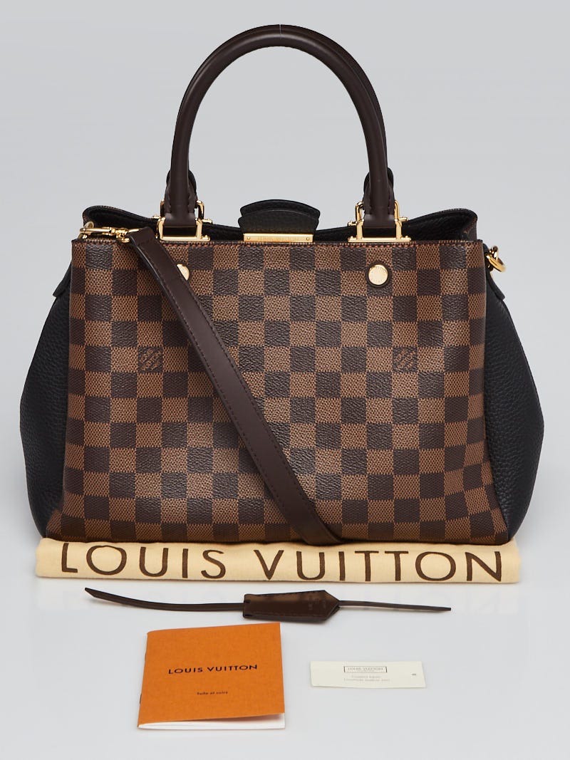 Louis Vuitton Black Damier Canvas Brittany Bag - Yoogi's Closet