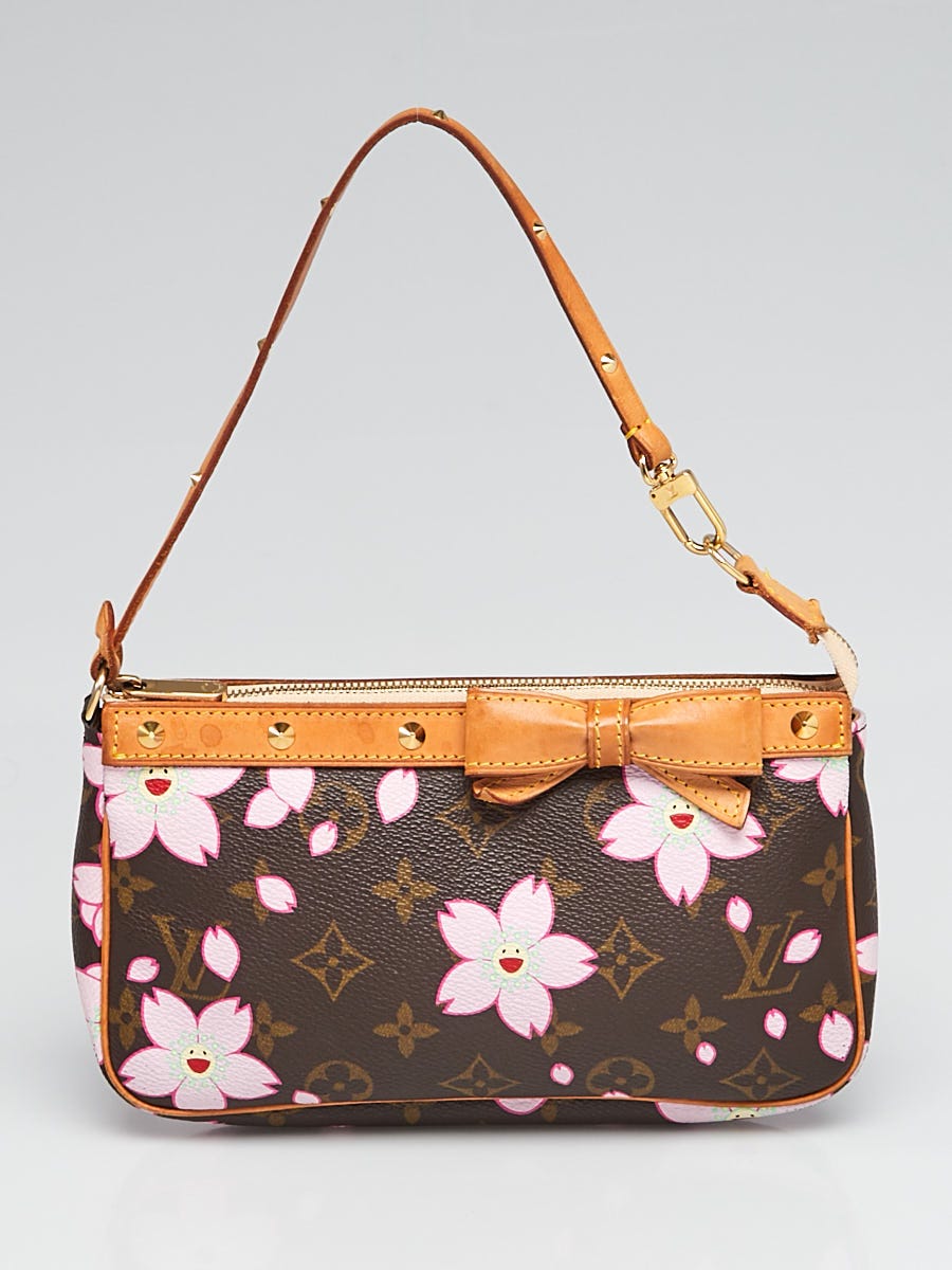 Louis Vuitton Pochette Limited Edition Cherry Blossom Monogram Canvas  Handbag - Boca Pawn