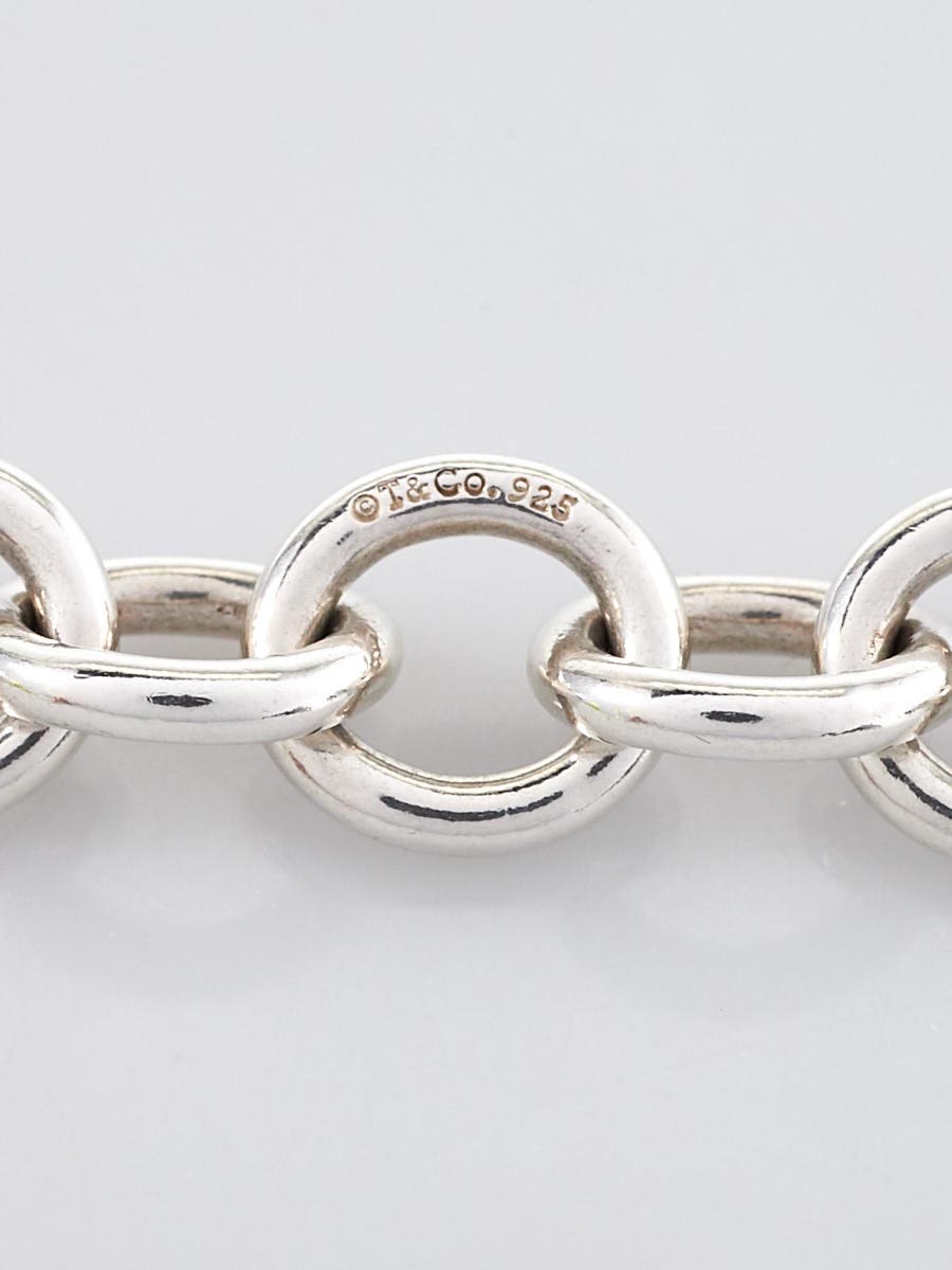 Tiffany & Co. Sterling Silver Arc Lock Padlock Bracelet
