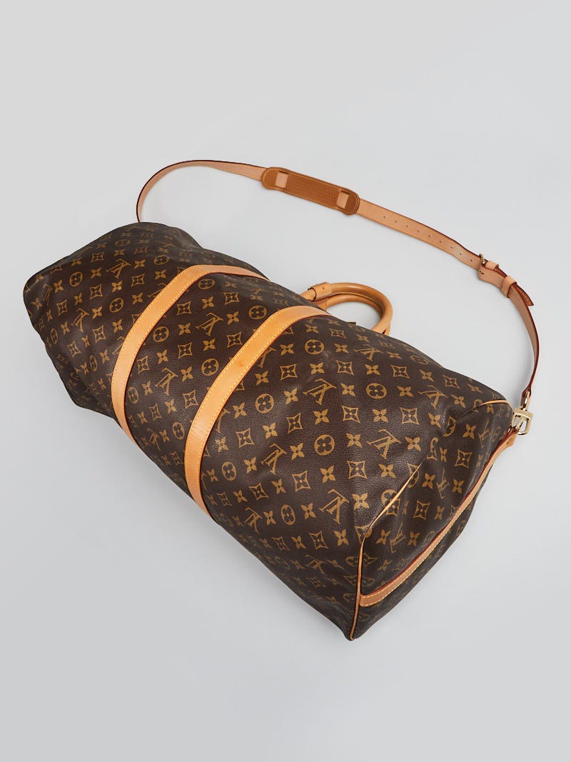 Louis Vuitton Monogram Canvas Keepall 55 Bag With Shoulder Strap - Yoogi's  Closet