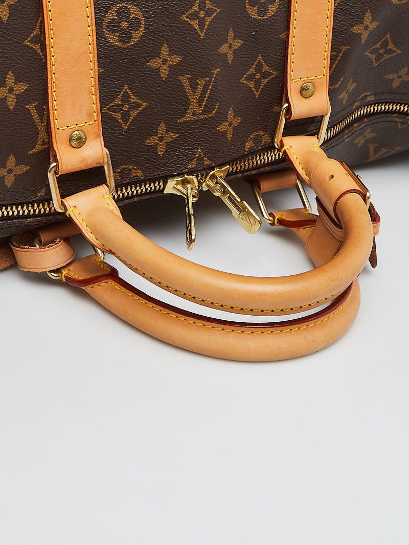 Louis Vuitton Monogram Prism PVC Keepall Bandouliere 50 Bag - Yoogi's Closet