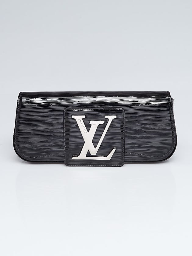 Louis Vuitton Black Electric Epi Leather Pochette SoBe Clutch Bag