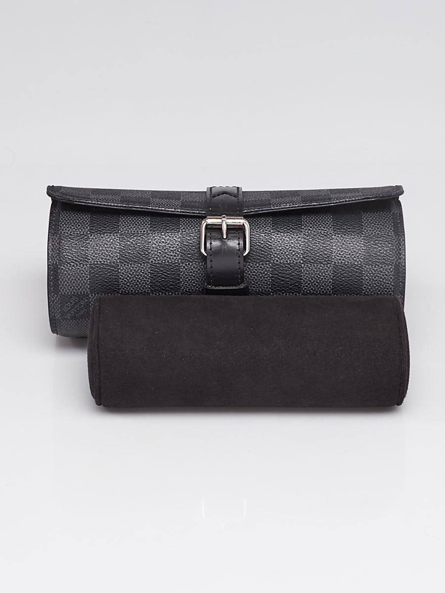 Louis Vuitton Damier Graphite 3 Watch Case - Black Travel, Accessories -  LOU43617