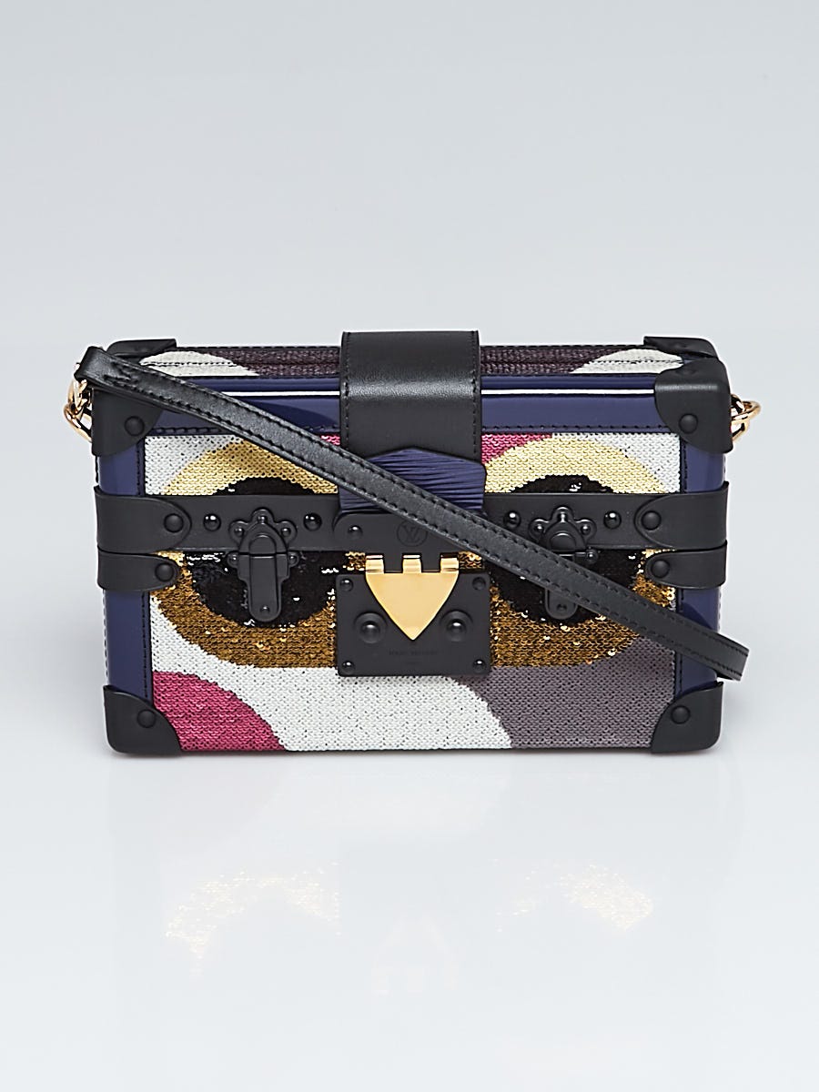 Louis Vuitton Petite Malle Paillettes Crossbody / Clutch Bag
