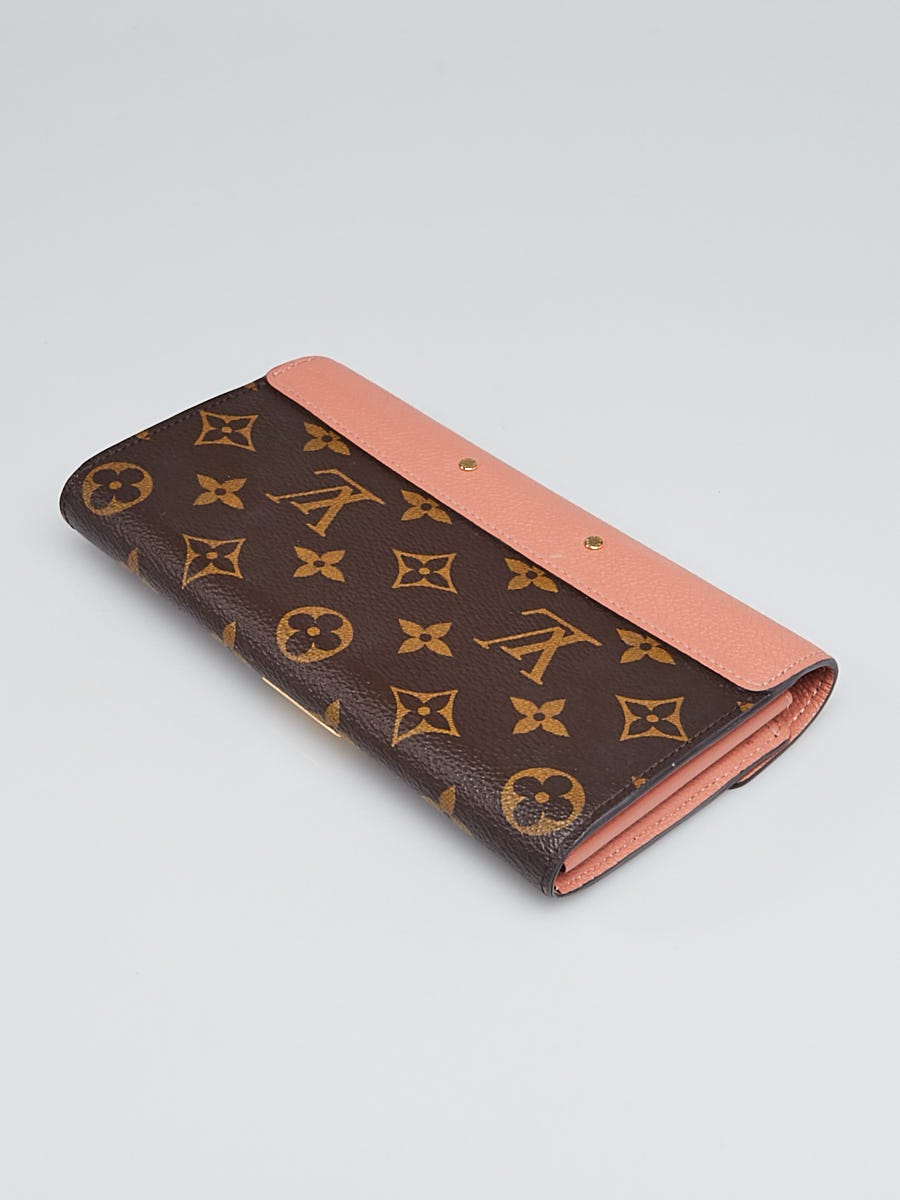 Louis Vuitton Peach Monogram Canvas Pallas Wallet - Yoogi's Closet