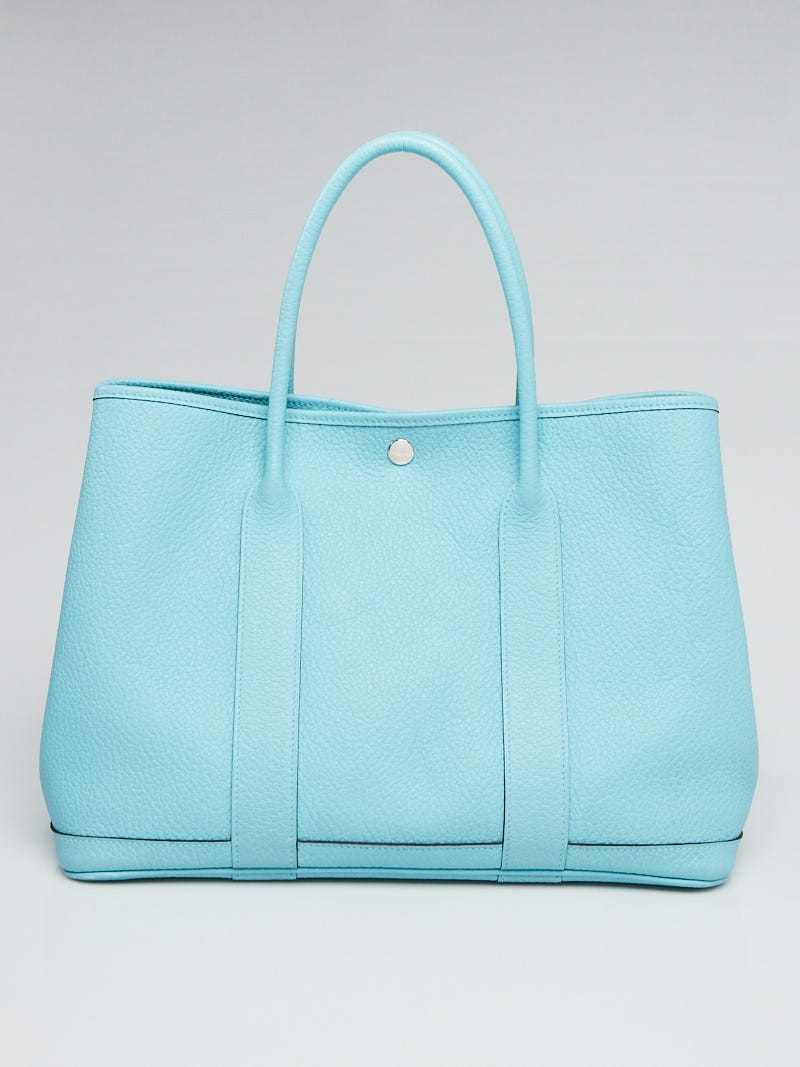 Hermès Garden Party Bleu Atoll Negonda Handbag