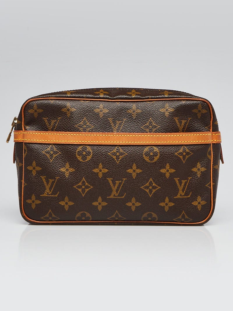 Vintage toiletry bag covered with LV monogram by Louis Vuitton, France