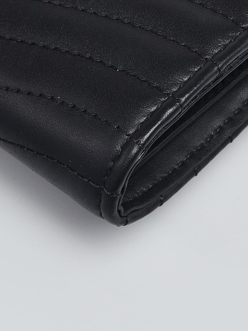 New Authentic Louis Vuitton New Wave Compact Black Wallet Ref M63427
