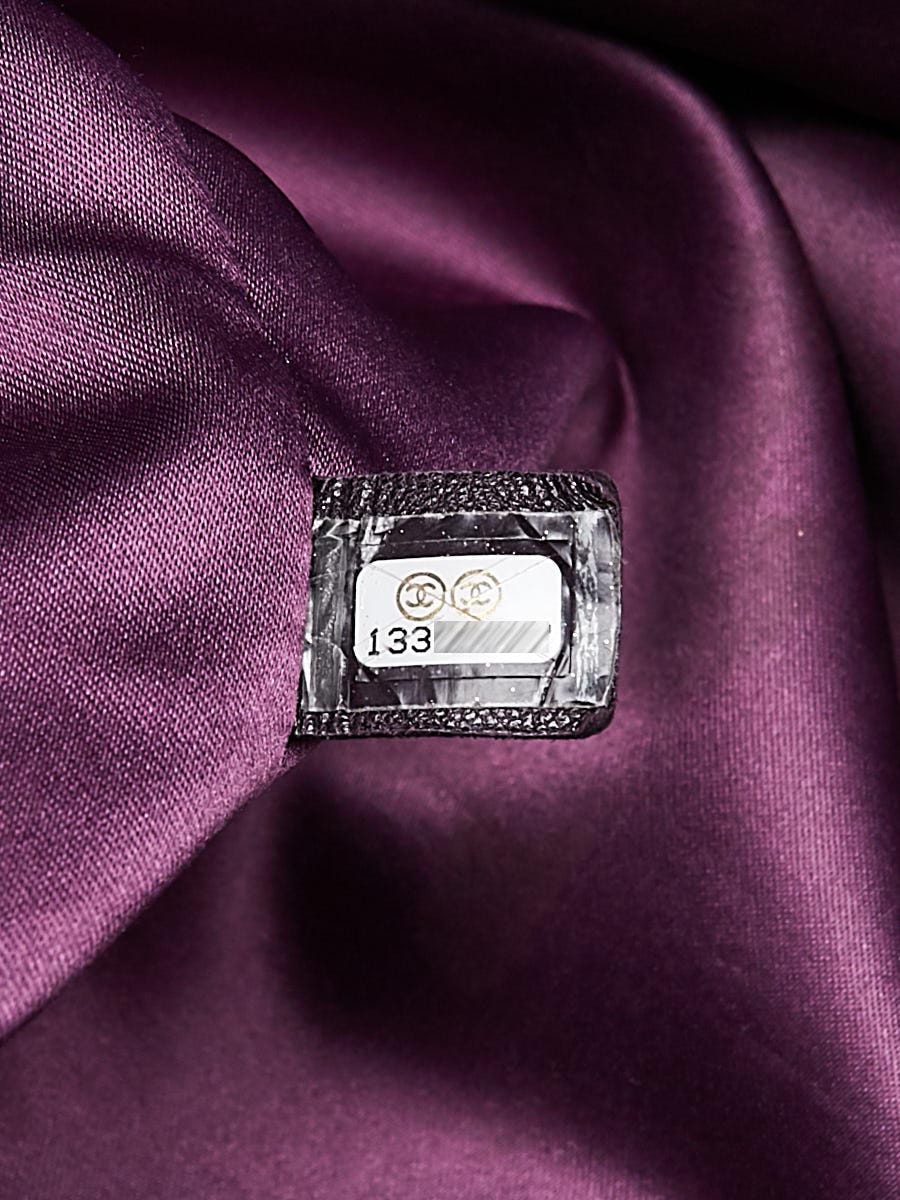 Chanel Purple Quilted Glazed Leather On-the-Road XL Tote Bag